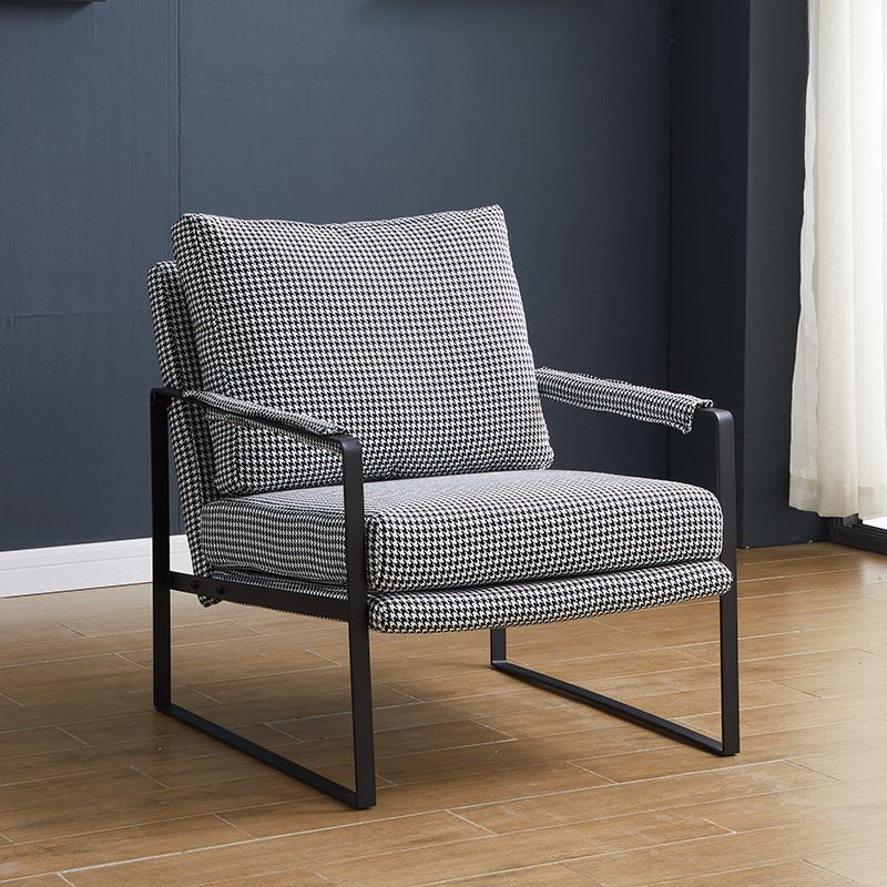 Industrial Arms Included Chair 28.34" Wide Pillow Back Square Arm Chair Clearhalo 'Accent Chairs' 'accent_chairs' 'Chairs & Seating' 'furn' 'furn_accent_chairs' 'Furniture' 'Living Room Furniture' 1200x1200_6ffe8387-578d-4ef8-9739-7fff07ac0923