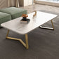 Modern Slate Coffee Cocktail Table Sled Rectangle Coffee or End Table
