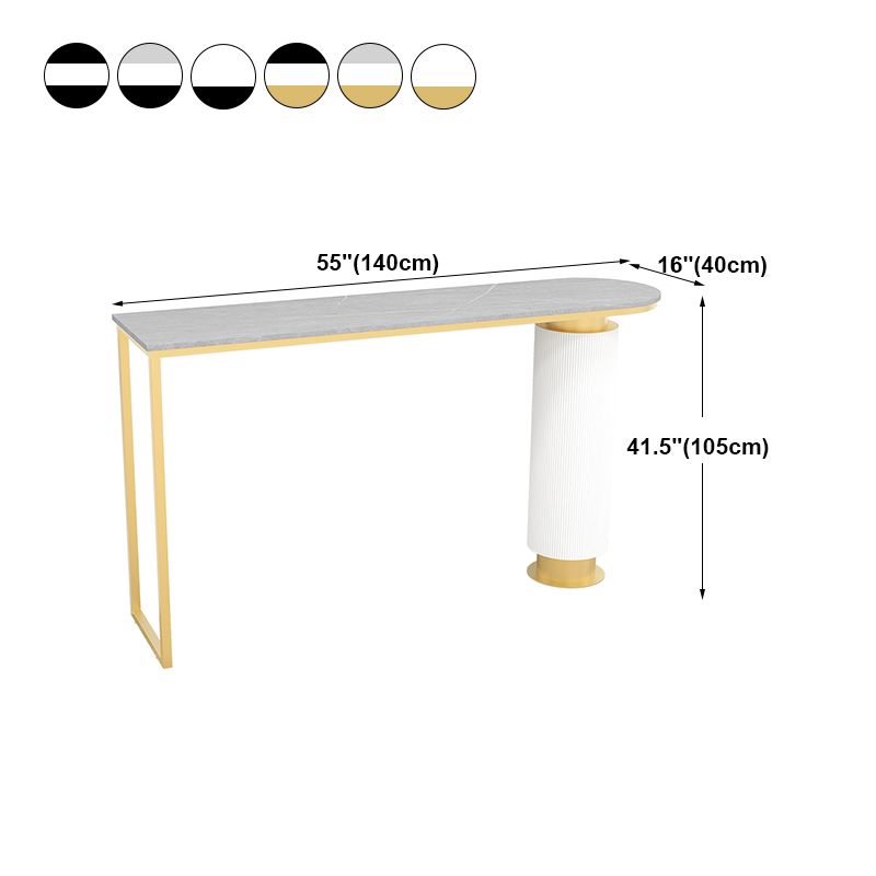 Contemporary Bar Dining Table Indoor Double Pedestal Bar Height Table Clearhalo 'Bar Furniture' 'Bar Tables' 'bar_tables' 'furn' 'furn_bar_tables' 'Furniture' 'furniture_bar_tables' 'Kitchen & Dining Furniture' 'kitchen&dining_furn' 'kitchen' 1200x1200_70019bcc-9a22-422c-9f66-9bd0cbaae4cf
