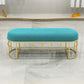13.8" Wide Modern Seating Bench Solid Color Oval Entryway Bench Clearhalo 'Benches' 'Chairs & Seating' 'furn' 'furn_benches' 'Furniture' 'Living Room Furniture' 1200x1200_70027441-2650-4859-a448-0093470d6e88