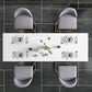 Modern Bar Table 42-inch Height White Artificial Marble Top and Metal Base Bistro Table Clearhalo 'Bar Furniture' 'Bar Tables' 'bar_tables' 'furn' 'furn_bar_tables' 'Furniture' 'furniture_bar_tables' 'Kitchen & Dining Furniture' 1200x1200_70031d47-57c0-4d97-a3b6-181c01232afd