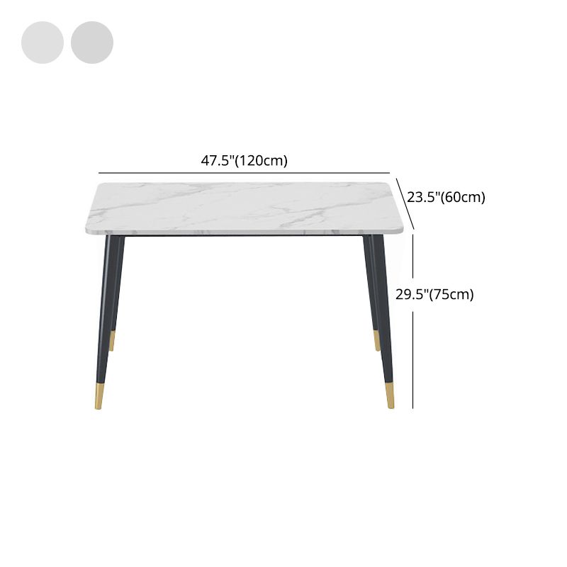 1/4/5 Pieces White Stone Dining Set Modern Solid Back Chair Rectangle Dining Furniture Clearhalo 'Dining Room Sets' 'Dining Tables & Seating' 'dining_room_set' 'furn' 'furn_dining_room_set' 'Furniture' 'furniture_dining_room_set' 'Kitchen & Dining Furniture' 'kitchen&dining_furn' 'kitchen' 1200x1200_70050322-4890-48b9-84ee-f1aa794545be