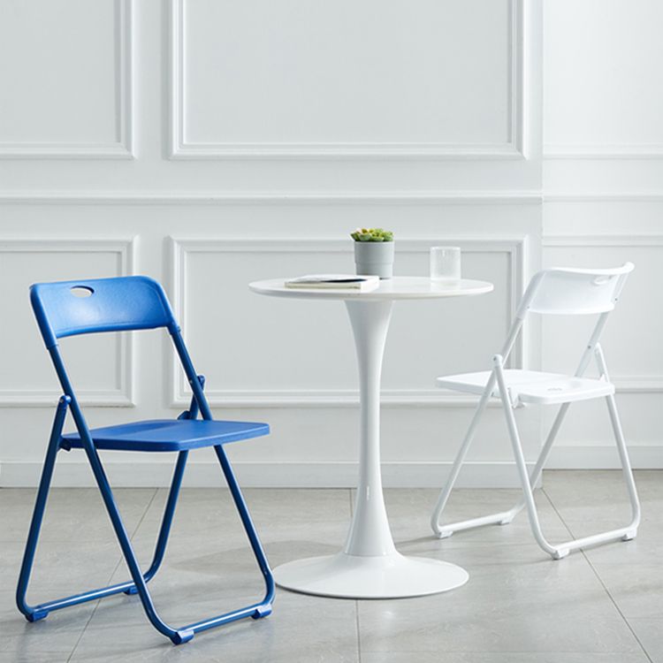 Modern Indoor-Outdoor Metal Chair Armless Open Back Folding Dining Side Chair Clearhalo ' kitchen&dining_furn' 'Dining Chairs' 'Dining Tables & Seating' 'dining_chair' 'furn' 'furn_dining_chair' 'Furniture' 'furniture_dining_chair' 'Kitchen & Dining Furniture' 'kitchen' 1200x1200_700573c2-f916-43f7-9b3c-0e4565199f7d