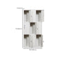 White Colour Wardrobe Contemporary Steel Home Wardrobe Closet with Lock