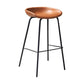 Leather Seat Barstool Industrial Metal Counter Stool with Low Back Clearhalo 'Bar Furniture' 'Bar Stools' 'bar_stools' 'furn' 'furn_bar_stools' 'furniture_bar_stools' 'Kitchen & Dining Furniture' 'kitchen&dining_furn' 'kitchen' 'kitchen_furn' Furniture' 1200x1200_700834d2-967a-4847-aad2-ae1fc0080b4d