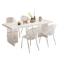 Contemporary 1/2/5 Pieces Furniture Rectangle Solid Wood Dining Set in White Clearhalo 'Dining Room Sets' 'Dining Tables & Seating' 'dining_room_set' 'furn' 'furn_dining_room_set' 'Furniture' 'Kitchen & Dining Furniture' 1200x1200_7008b772-2090-4b24-af36-2dad51a5705e