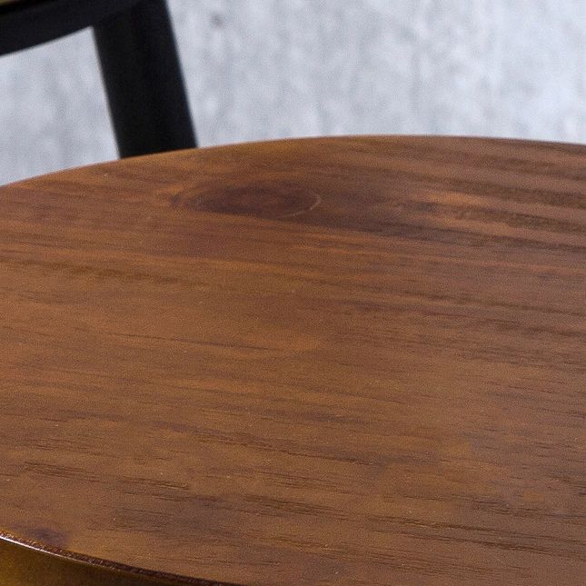 Indoor Industrial Style Wood Top Barstool Metal 4 Legs Bar Stool with Pedal Clearhalo 'Bar Furniture' 'Bar Stools' 'bar_stools' 'furn' 'furn_bar_stools' 'Furniture' 'Kitchen & Dining Furniture' 1200x1200_700ad893-4533-4616-8bd3-ccc0aa354d2b
