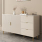 Soggiorno 3 cassetti Sideboard White Glam Stile a buffet