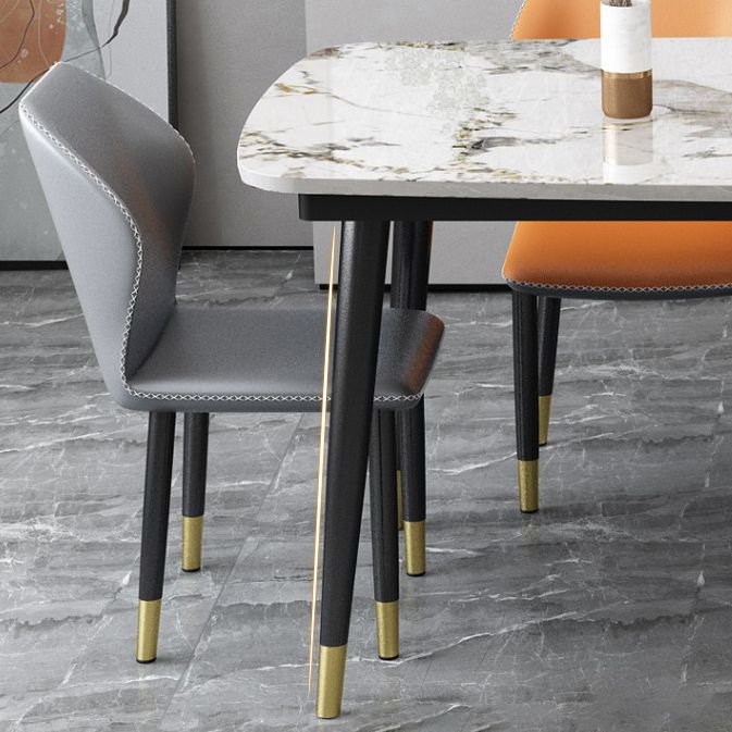 Traditional Luxury Rectangle Dining Site Table Stone Dining Room Home Furniture for Home Clearhalo ' dining_table' 'Dining Tables & Seating' 'Dining Tables' 'furn' 'furn_dining_table' 'Furniture' 'furniture_dining_table' 'Kitchen & Dining Furniture' 'kitchen&dining_furn' 'kitchen' 'kitchen_dining_table' 1200x1200_700f845d-1c1d-4489-bc19-c83eb3e25f40