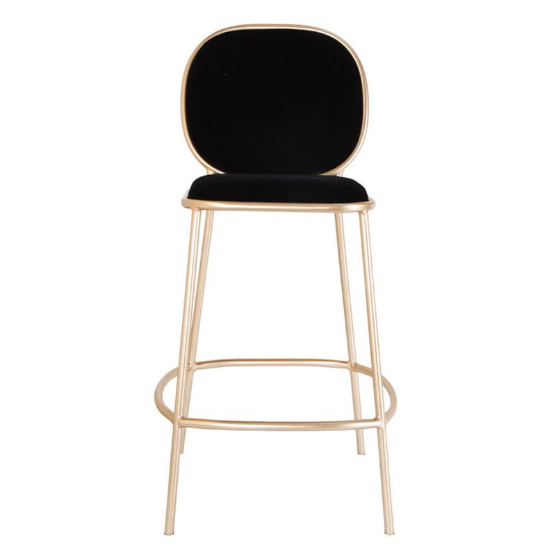 Contemporary Backrest Bar Stools Metal Barstool with Gold Legs Clearhalo 'Bar Furniture' 'Bar Stools' 'bar_stools' 'furn' 'furn_bar_stools' 'Furniture' 'Kitchen & Dining Furniture' 1200x1200_7012fba4-fc03-4d55-9f63-2a71a387291d