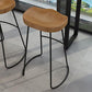 Modern Solid Wood Bar Table Set 1/4/7 Pcs Backless Full Natural Bar Stool Clearhalo 'Bar Furniture' 'furn' 'furn_home_bar_bar_sets' 'Furniture' 'Home Bars & Bar Sets' 'home_bar_bar_sets' 'Kitchen & Dining Furniture' 1200x1200_7012fd8f-5a17-4b82-b135-94cec6309db9