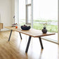 Metal Industrial Rectangle Dining Table Solid Wood Top Table with 4 Legs Clearhalo ' dining_table' 'Dining Tables & Seating' 'Dining Tables' 'furn' 'furn_dining_table' 'Furniture' 'furniture_dining_table' 'Kitchen & Dining Furniture' 'kitchen&dining_furn' 'kitchen' 'kitchen_dining_table' 1200x1200_7013a729-97df-441c-8afa-220b8efe00dd