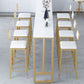1/7/9/11 Pieces Rectangular Bar Set Gorgeous Style Marble Table with Bar Stools Clearhalo 'Bar Furniture' 'furn' 'furn_home_bar_bar_sets' 'Furniture' 'Home Bars & Bar Sets' 'home_bar_bar_sets' 'Kitchen & Dining Furniture' 1200x1200_7014dfcc-51f1-416b-aab0-eedf973b4904