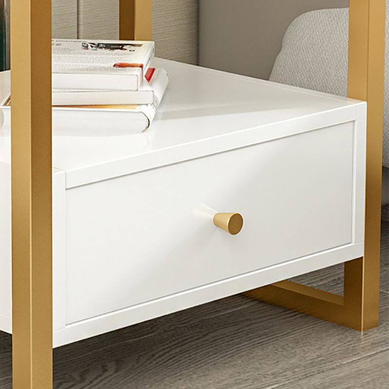 Steinbett Nachttisch Glamakzenttisch Nachttisch für Schlafzimmer