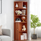 Librería de madera cerrada Moderna Minimalista Estudio de estudio de la esquina estantería