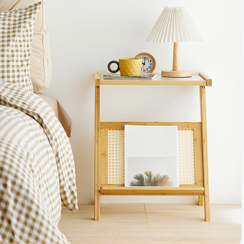 14" Wide Contemporary Corner Table Clear Rectangular Side Table Clearhalo 'Coffee & Accent Tables' 'End & Side Tables' 'end_side_tables' 'furn' 'furn_end_side_tables' 'Furniture' 'Living Room Furniture' 1200x1200_701a7a47-15ec-4da3-ac72-eacd1ac14522