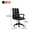 Modern Slide Office Chair Adjustable Seat Height with Wheels Clearhalo 'furn' 'furn_office_chair' 'Furniture' 'Office Chairs' 'Office Furniture' 'office_chair' 1200x1200_701c3cac-95f2-4f86-ac7f-da522a1353a3