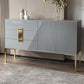 Rectangle Home Sideboard Luxury Cabinet with Drawers and Doors Clearhalo 'buffet_sideboard' 'Buffets & Sideboards' 'furn' 'furn_buffet_sideboard' 'Furniture' 'Kitchen & Dining Furniture' 1200x1200_701d936e-196b-48f5-b8e3-b74d512e5b8a