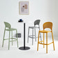 29.53" Plastic Scandinavian Kitchen Dining Room Armless Stool Low Back Bar Stool Clearhalo 'Bar Furniture' 'Bar Stools' 'bar_stools' 'furniture_bar_stools' 'Kitchen & Dining Furniture' 'kitchen&dining_furn' 'kitchen' 'kitchen_furn' Furniture' 1200x1200_701e8df6-60f5-47ba-ad1c-18dbd5454d4f