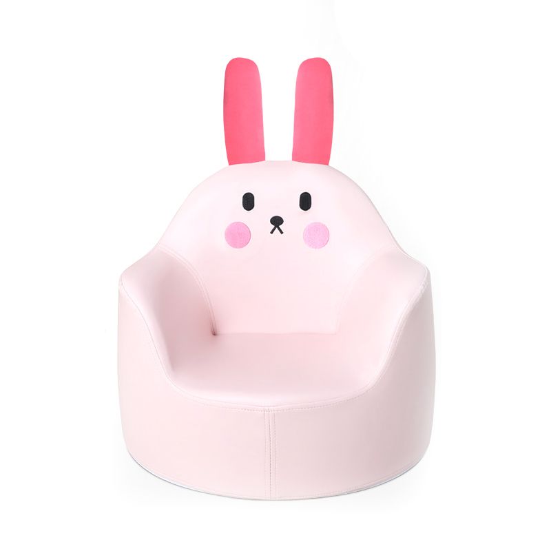 19.69"L x 19.69"W x 17.72"H Modern PU Camel Back Barrel Chair for Living Room