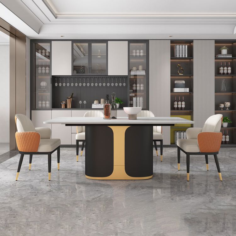 Minimalist Style Solid Back Dining Side Chairs Leather Dining Chairs for Kitchen Clearhalo ' kitchen&dining_furn' 'Dining Chairs' 'Dining Tables & Seating' 'dining_chair' 'furn' 'furn_dining_chair' 'Furniture' 'furniture_dining_chair' 'Kitchen & Dining Furniture' 'kitchen' 1200x1200_7021cc4b-49e2-4a57-b2ab-8564225c091d