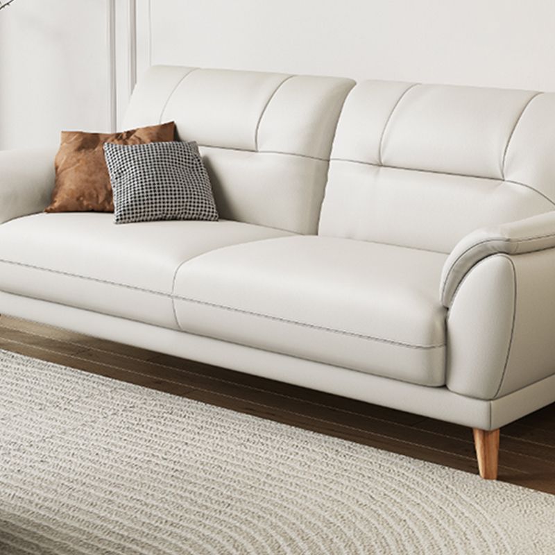 Ultra-Modern Sewn Pillow Back Sofa 33.46"H Pillow Top Arm Wear Resistance Sofa Clearhalo 'furn' 'furn_sofas' 'Furniture' 'furniture_sofas' 'kitchen' 'kitchen_sofas' 'Living Room Furniture' 'Sofa' 'sofas' 1200x1200_7022191f-c3a3-485c-8c14-54e05fa80b8e
