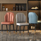 Glam Metal Dining Armless Chairs Upholstered Dining Leather Chairs for Restaurant Clearhalo ' kitchen&dining_furn' 'Dining Chairs' 'Dining Tables & Seating' 'dining_chair' 'furn' 'furn_dining_chair' 'Furniture' 'furniture_dining_chair' 'Kitchen & Dining Furniture' 'kitchen' 1200x1200_702284e4-2453-41dd-a833-b32483c27a2e