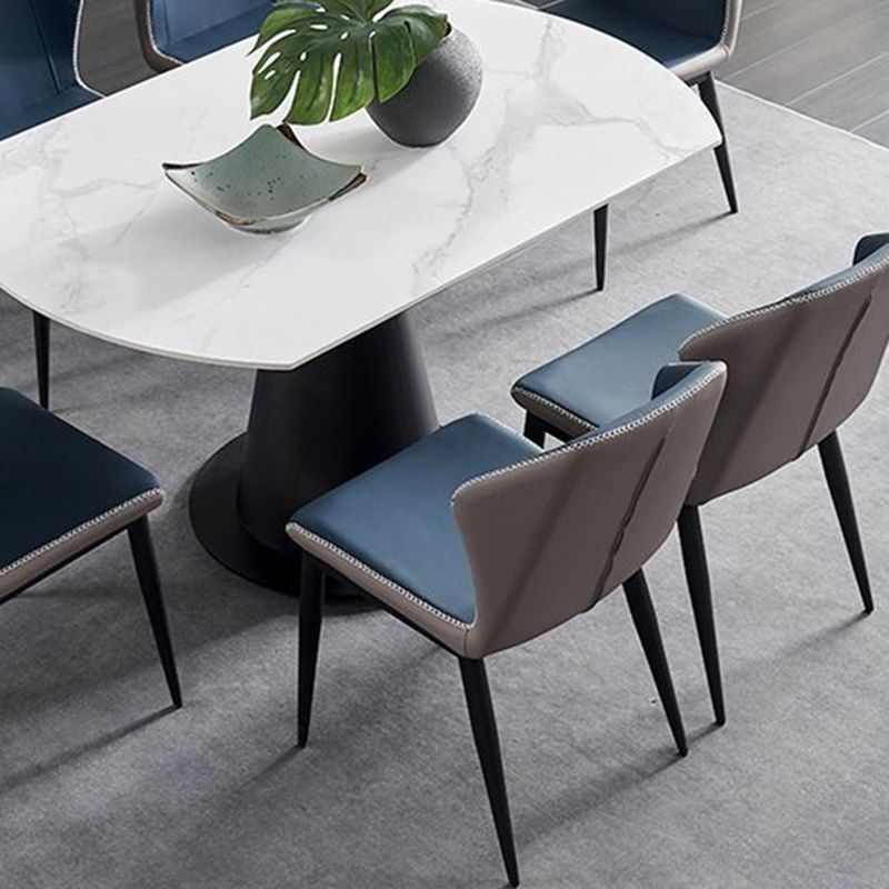 Eettafel van gesinterd steen, ronde eettafel voor eetkamer