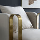 Glam Arm Chair Pillow Back Gold Base Arms Included Living Room Armchair Clearhalo 'Accent Chairs' 'accent_chairs' 'Chairs & Seating' 'furn' 'furn_accent_chairs' 'Furniture' 'Living Room Furniture' 1200x1200_70236faf-f73e-4dab-9b63-edfbf8970da0