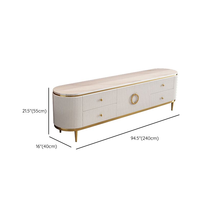 Contemporary TV Media Console Stone TV Console with 4 Drawers Clearhalo 'furn' 'furn_tv_stands_entertainment_centers' 'Furniture' 'Living Room Furniture' 'TV Stands & Entertainment Centers' 'TV Stands & Media Storage Furniture' 'tv_stands_entertainment_centers' 1200x1200_70237583-3187-47cb-be19-53d324c2c3d7