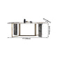 Rectangle Dining Site Table Traditional Luxury Stainless Steel Dinette Table Clearhalo ' dining_table' 'Dining Tables & Seating' 'Dining Tables' 'furn' 'furn_dining_table' 'Furniture' 'furniture_dining_table' 'Kitchen & Dining Furniture' 'kitchen&dining_furn' 'kitchen' 'kitchen_dining_table' 1200x1200_702512e3-0fae-4af7-855e-5ed9e699bf08