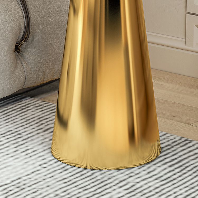 22,24 "tavolo laterale rotondo alto alto tavolo da piedistallo in acciaio inossidabile