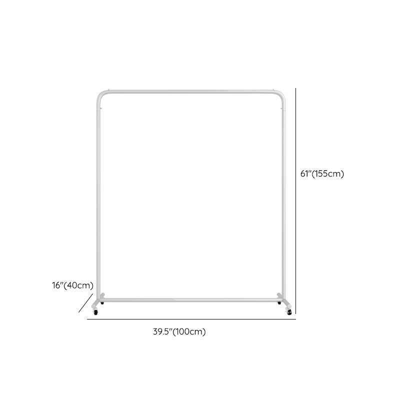 Contemporary Coat Rack Hanging Rail Metal Framed Entryway Kit Clearhalo 'Entry & Mudroom Furniture' 'furn' 'furn_hall_tree_coat_racks' 'Furniture' 'Hall Trees & Coat Racks' 'hall_tree_coat_racks' 1200x1200_702c5d9c-f06d-492f-b9ae-38181fb8cfcc