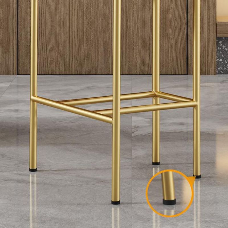 Industrial Upholstered Counter Stool Arm Low Back Bar Chair with Metal Legs Clearhalo 'Bar Furniture' 'Bar Stools' 'bar_stools' 'furn' 'furn_bar_stools' 'Furniture' 'Kitchen & Dining Furniture' 1200x1200_702e2041-65ee-4fcf-b5c3-7c6373e0ba15
