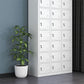 Metal Wardrobe Cabinet Contemporary Hinged Wardrobe Closet for Home Clearhalo 'Armoires & Wardrobes' 'armoires_wardrobes' 'Bedroom Furniture' 'furn' 'furn_armoires_wardrobes' 'Furniture' 1200x1200_702e51ac-5798-467d-b383-04109d8911b0