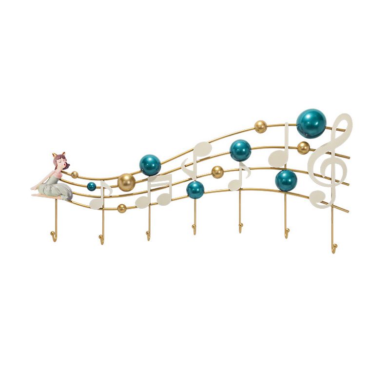 Glam Metal Hanger Courted Wall con ganchos de la colgilla del árbol del salón