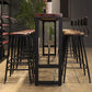 Industrial Bar Table Rectangle Solid Wood Pub Table for Breakroom Clearhalo 'Bar Furniture' 'Bar Tables' 'bar_tables' 'furn' 'furn_bar_tables' 'Furniture' 'Kitchen & Dining Furniture' 1200x1200_70300bf6-4f76-4aba-b5a1-4c370c6466d2