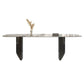 Sintered Stone Top Dining Table Rectangle Table with Black Double Pedestal Clearhalo ' dining_table' 'Dining Tables & Seating' 'Dining Tables' 'furn' 'furn_dining_table' 'Furniture' 'furniture_dining_table' 'Kitchen & Dining Furniture' 'kitchen&dining_furn' 'kitchen' 'kitchen_dining_table' 1200x1200_70306994-96c8-47ee-93bb-141884b5ed2b