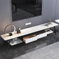 Moderno Style Stone TV Stand de TV en blanco y negro Gabinete de televisión de almacenamiento