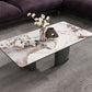 Tavolino da caffè rettangolare moderno in ardesia Tavolino singolo standard
