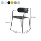 Industrial Style Kitchen Dining Chairs Dining Stackable Arm Chairs with Metal Legs (Set of 4) Clearhalo ' kitchen&dining_furn' 'Dining Chairs' 'Dining Tables & Seating' 'dining_chair' 'furn' 'furn_dining_chair' 'Furniture' 'furniture_dining_chair' 'Kitchen & Dining Furniture' 'kitchen' 1200x1200_70370b32-dc80-4c37-a3a8-7285cefe22de