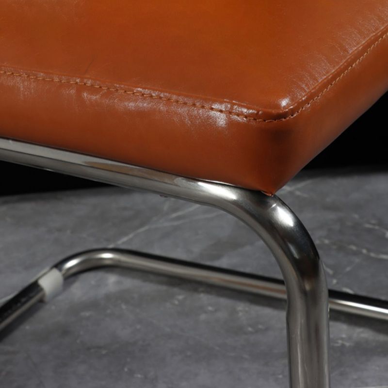 Mid Back Working Chair Moderne Holz ergonomische Task -Stuhl Keine Räder