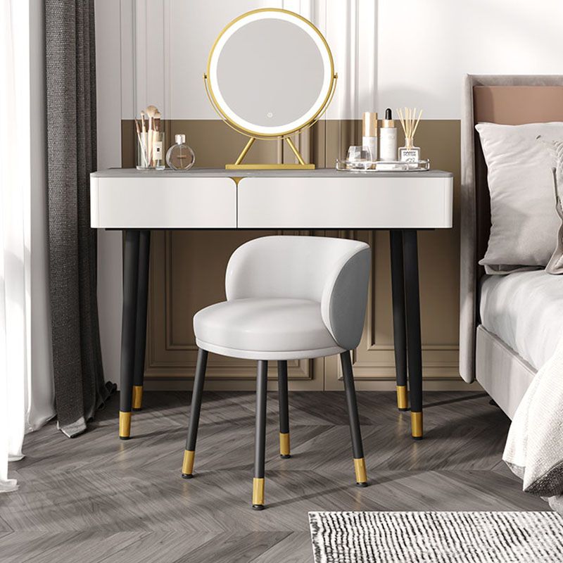 Scandinavian Design Solid Back Armless Dining Chairs Upholstered Side Chairs Clearhalo ' kitchen&dining_furn' 'Dining Chairs' 'Dining Tables & Seating' 'dining_chair' 'furn' 'furn_dining_chair' 'Furniture' 'furniture_dining_chair' 'Kitchen & Dining Furniture' 'kitchen' 1200x1200_703ea718-91c6-448b-8d18-193a8d047d39