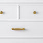 Commode en bois massif avec coffre de rangement Classic Glam de 17,55 pouces avec 5/7/9 tiroirs