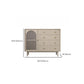 Solid Wood Glass/Rattan Door Cabinet Mid Century Beige Chest with Drawers Clearhalo 'Cabinets & Chests' 'cabinets_chests' 'furn' 'furn_cabinets_chests' 'Furniture' 'Living Room Furniture' 1200x1200_703f8311-d5b4-45dd-b252-8009519f6a4c