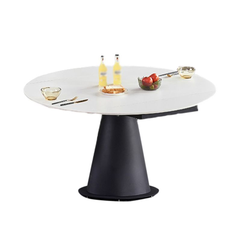 Modern 1/3/4/5/7 Pieces Steel Dining Table Set with White Sintered Stone Top Dinette Set Clearhalo 'Dining Room Sets' 'Dining Tables & Seating' 'dining_room_set' 'furn' 'furn_dining_room_set' 'Furniture' 'furniture_dining_room_set' 'Kitchen & Dining Furniture' 'kitchen&dining_furn' 'kitchen' 1200x1200_704129a3-b3ca-4bd4-87d3-50d5b152f723