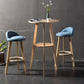Contemporary Round Counter Table Dining Wooden Counter Table for Restaurant Clearhalo 'Bar Furniture' 'Bar Tables' 'bar_tables' 'furn' 'furn_bar_tables' 'Furniture' 'furniture_bar_tables' 'Kitchen & Dining Furniture' 1200x1200_70424e2c-dd08-46ae-8872-b87d617f3d54