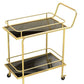 Open Storage Prep Table 27.2"L Modern Home Prep Table with Casters