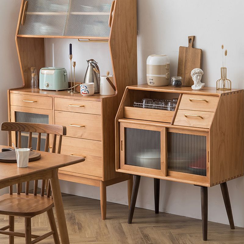 4-Draw-Sideboard zeitgenössischer 3-türh-Speisesserver für Wohnzimmer