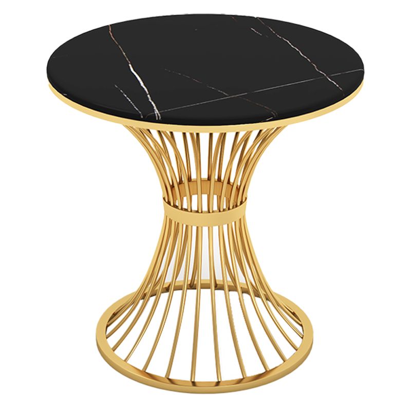 Glam Faux Marble Dining Table Metal Dining Table for Home Use Clearhalo 'Dining Tables & Seating' 'Dining Tables' 'dining_table' 'furn' 'furn_dining_table' 'Furniture' 'Kitchen & Dining Furniture' 1200x1200_704a897d-493c-4ce6-8b15-9d1bb00271a5